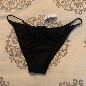 Black bikini bottoms
